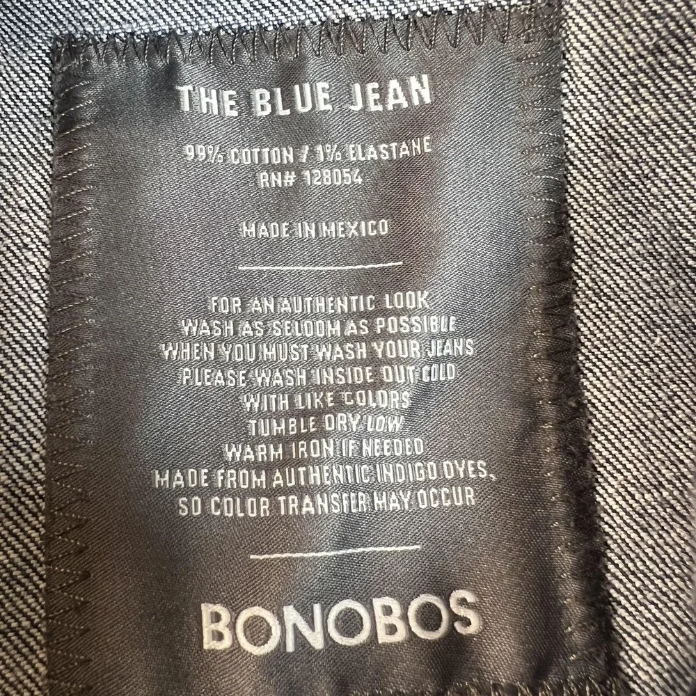Bonobos The Blue Jean Athletic‎ Jeans Mens 33x32 Blue Medium Wash Stretch Denim